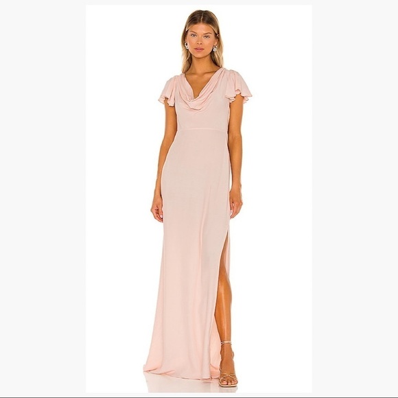 NWT Tularosa Selma Maxi Dress in Blush - Picture 1 of 10